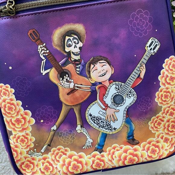 Loungefly Disney Pixar Coco Hector & Miguel Marigolds Mini Backpack main image 5